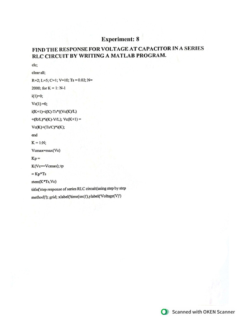 Ps Experiment 08 | PDF
