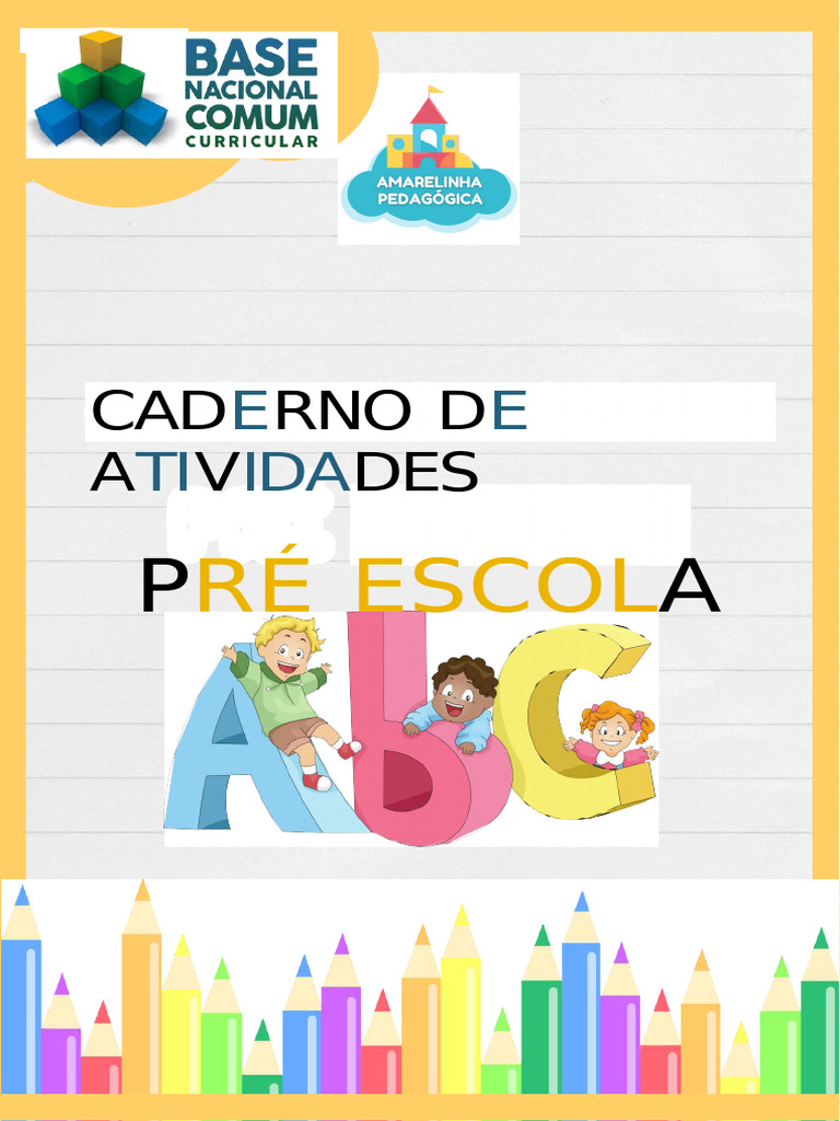 Caderno de Atividades Pré-Escola | PDF