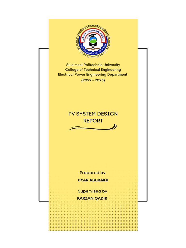 Standalone PV System Design Guide | PDF | Photovoltaic System ...