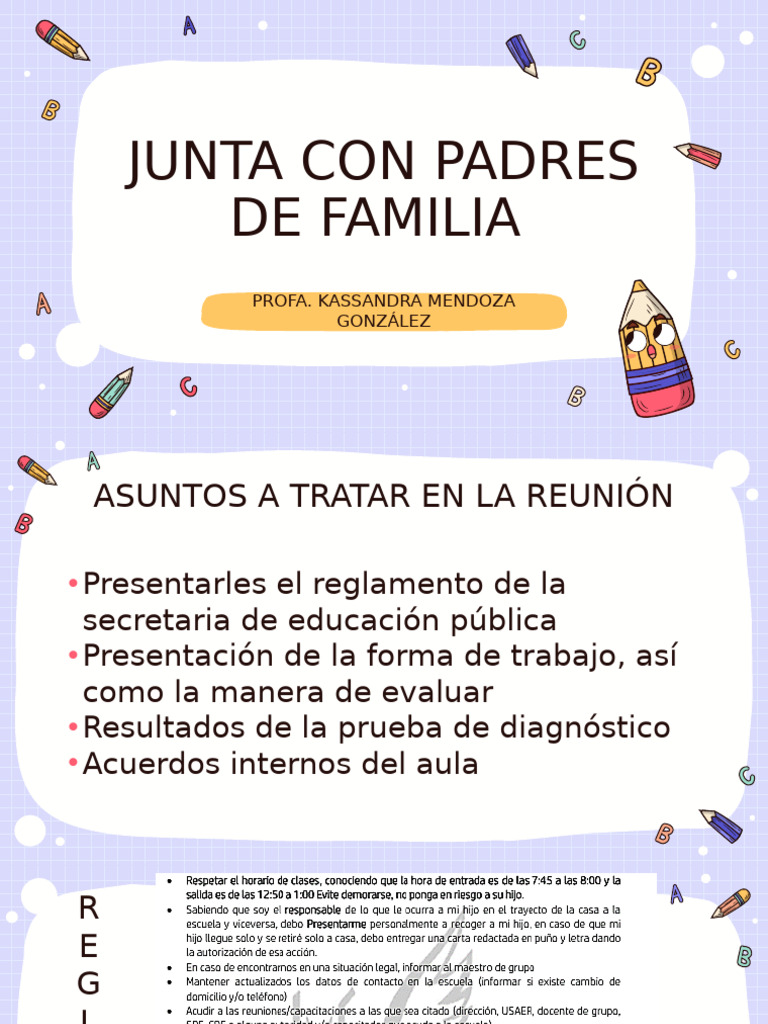 Junta de Padres de Familia 5 B | PDF