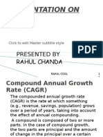 Presentation On: Presented by Rahul Chanda