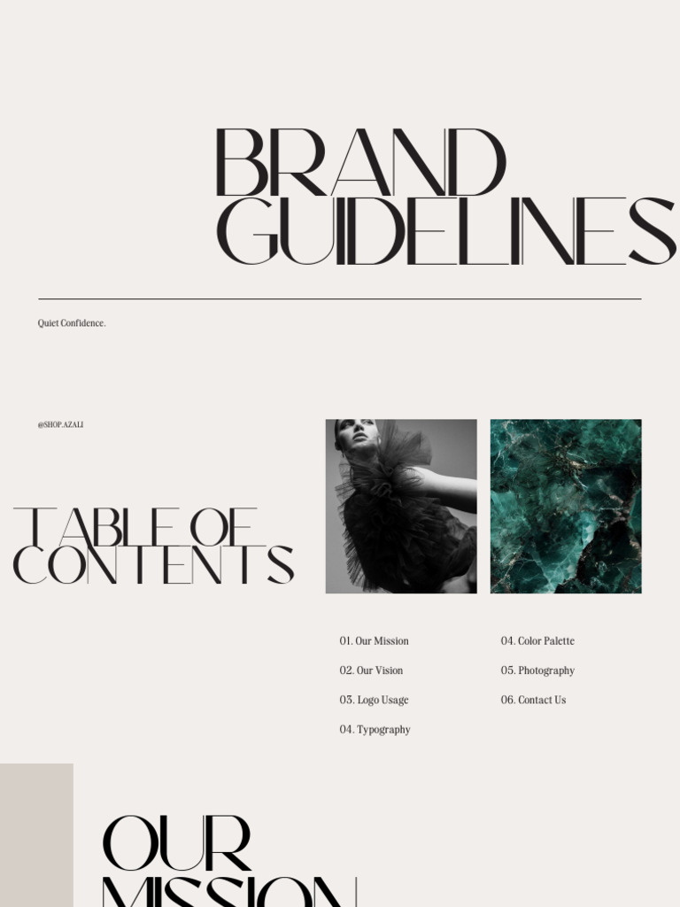 Azali Ward Brand Guidelines | PDF | Gemstone