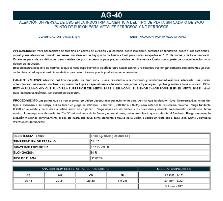 Ag 40 | PDF | Construcción | Soldadura