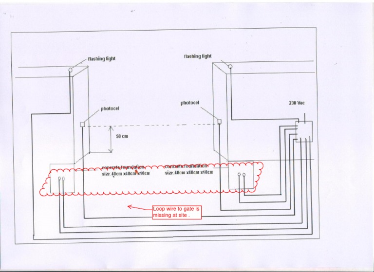 Missing Loop Wire for Gate Installation | PDF