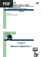 Impacto Ambiental Da Atividade Offshore (Prof. Daniel Loureiro)