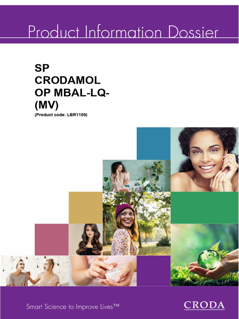 Crodamol OP Product Overview | PDF | Confidentiality | Volatile Organic ...