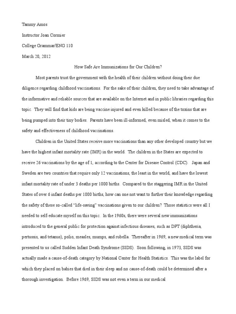 healthcare argumentative essay
