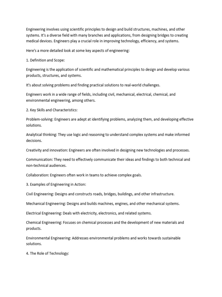 Key Insights into Engineering Facts | PDF