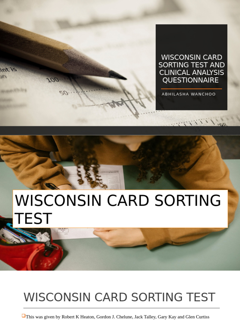WCST: Scoring and Administration Guide | PDF | Mental Disorder | Psychology