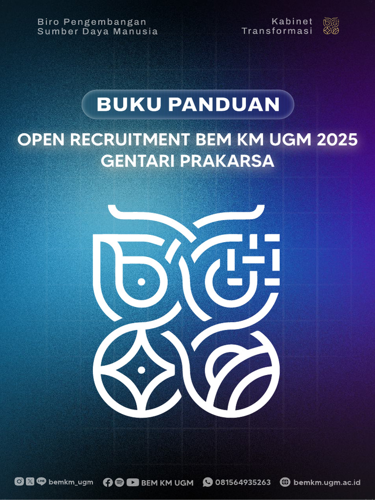 Rekrutmen BEM KM UGM 2025: Gentari Prakarsa | PDF