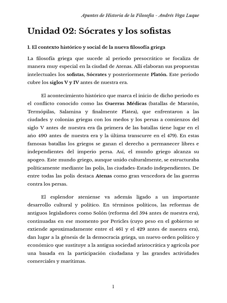 Sócrates y Sofistas en la Atenas Clásica | PDF | Sócrates | Platón