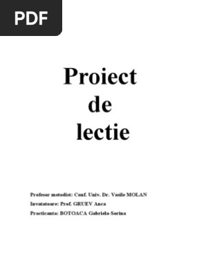 Proiect Clasa Ii