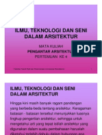 Ilmu Teknologi Dan Seni Dalam Arsitektur