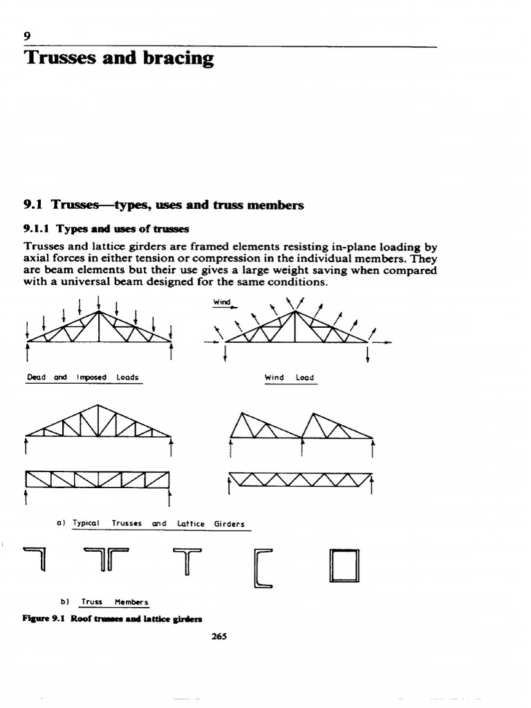 Truss and Bracing | PDF