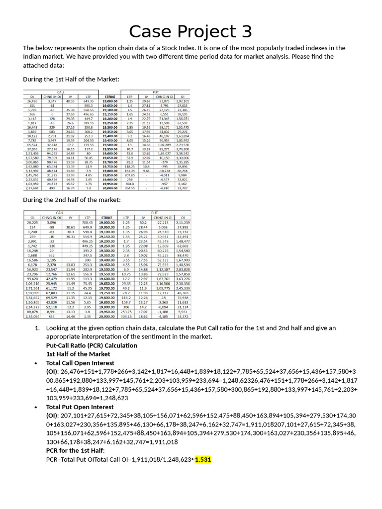 Case Project 3 | PDF | Market Trend | Economies