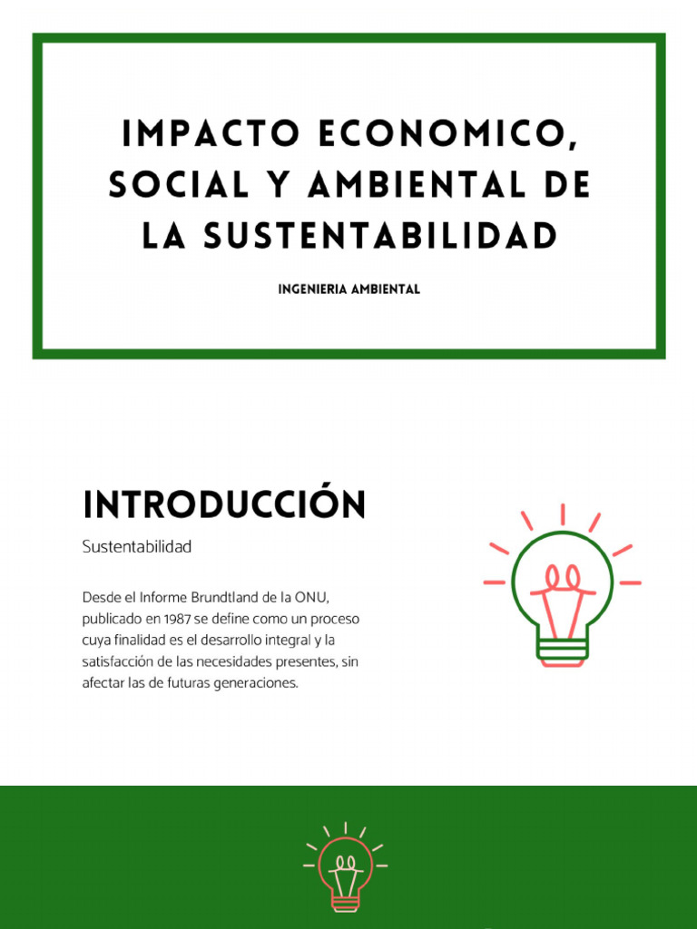 Impacto de La Sustentabilidad | PDF