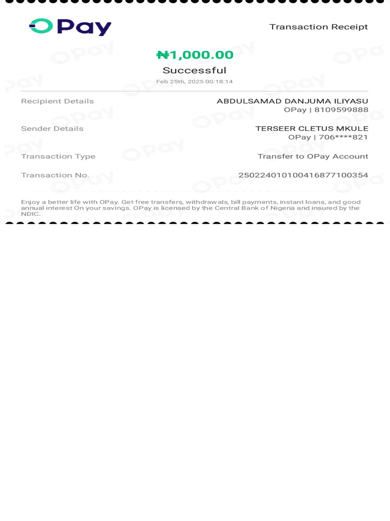 Transaction Receipt-250224010100416877100354 | PDF