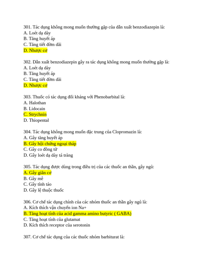 Dap An 4 | PDF
