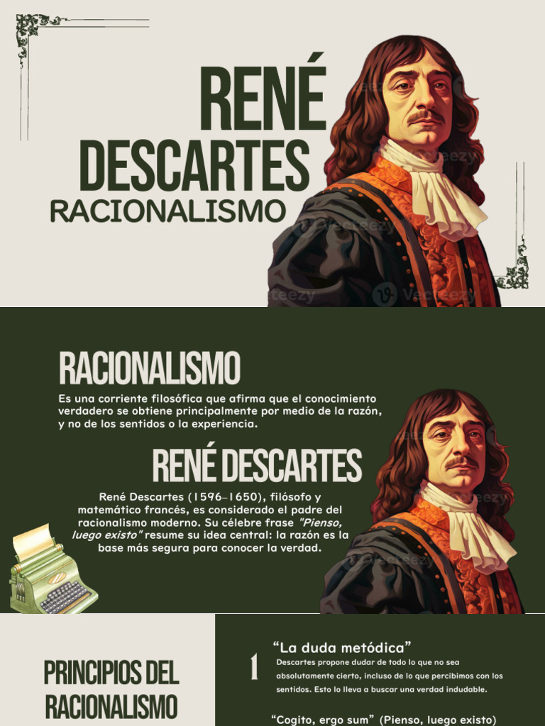 Racionalismo: La razón como verdad | PDF