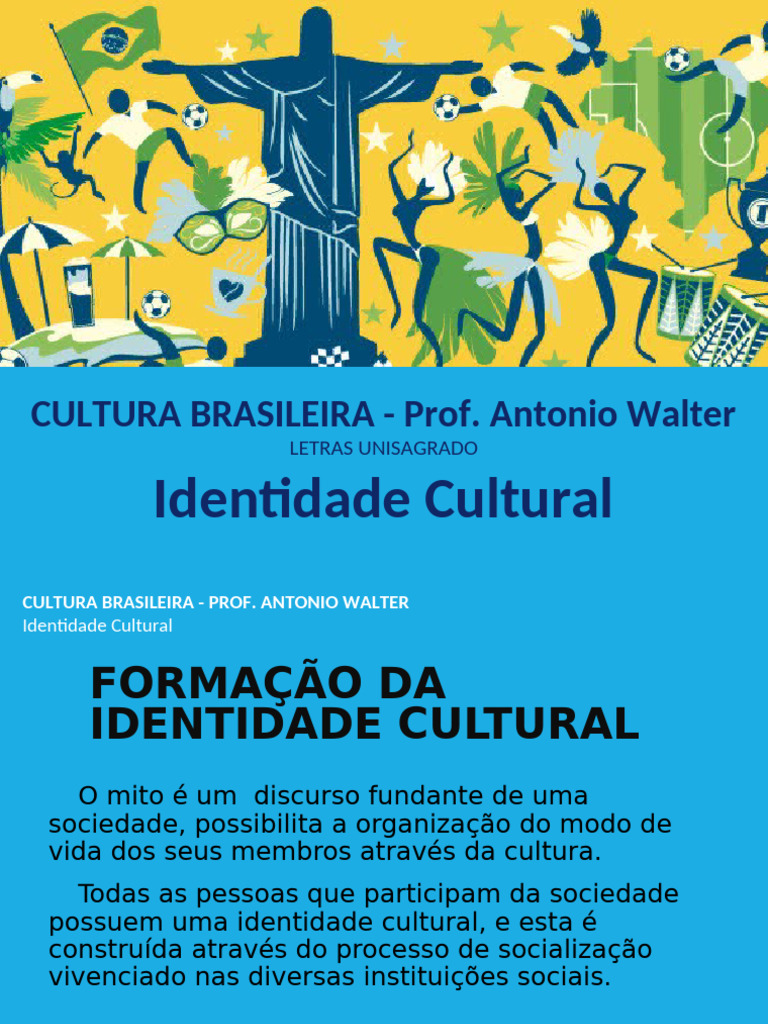 Identidade Cultural | PDF | Brasileiros | Sociedade