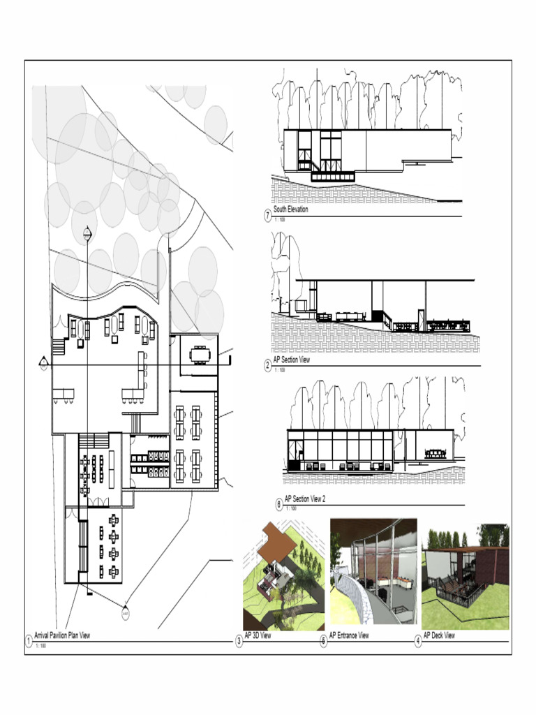 Arrival Pavilion Plans and Views | PDF