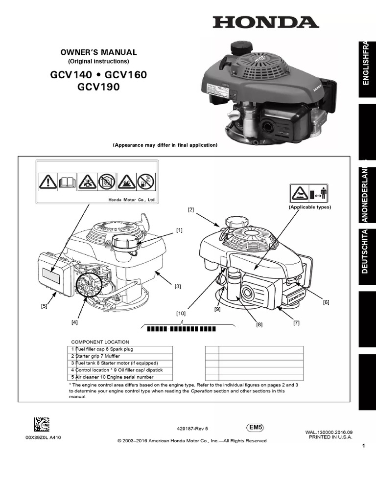 MANUAL DE TALLER HONDA GCV520 GCV530 (DESCARGA PDF) – Reparación OEM