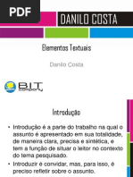 Elementos Textuais
