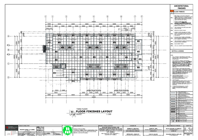 A 3d Floor Finish 3F 041723 | PDF | Tile | Architectural Design