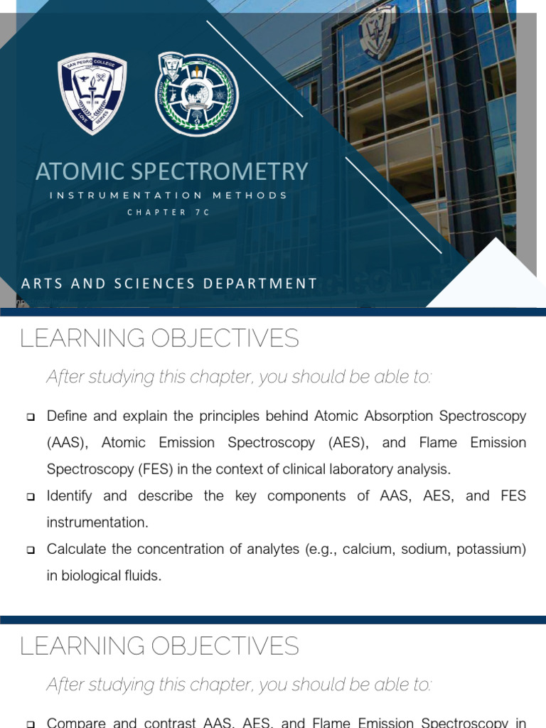 AAS vs FES: Key Differences Explained | PDF | Atomic Absorption ...