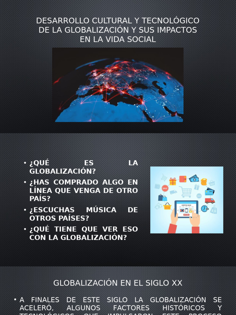 Impactos de la Globalización en Cultura y Tecnología | PDF ...