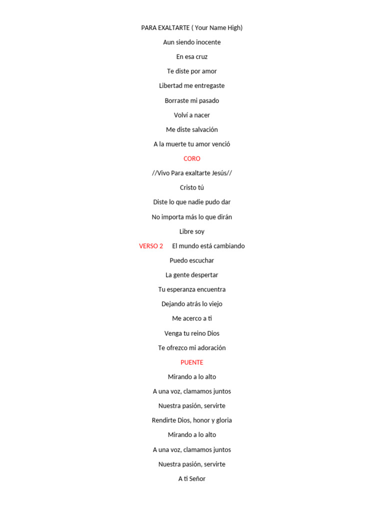 Letra de 