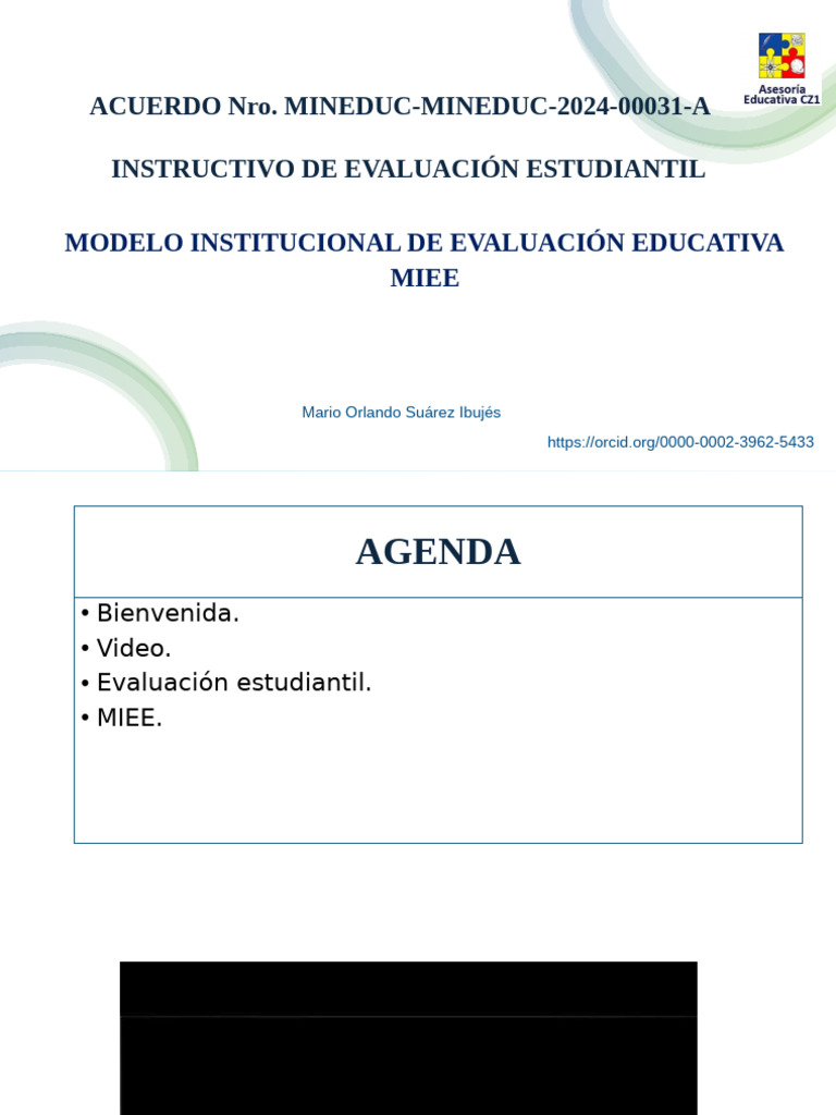 Modelo Institucional de Evaluación Educativa | PDF | Evaluación ...