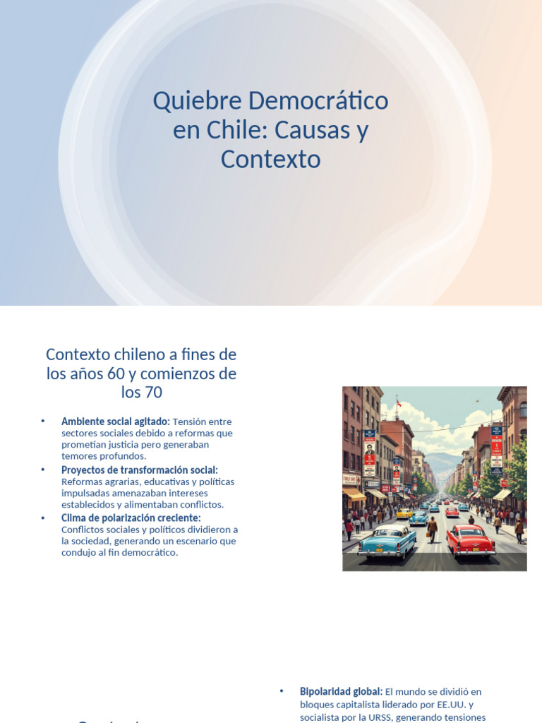 Quiebre Democrático en Chile - Causas y Contexto | PDF | Chile | Democracia
