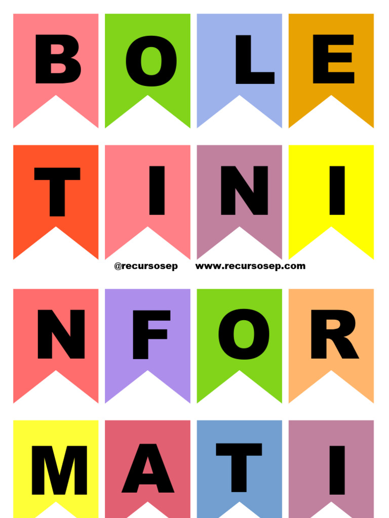 Boletin Informativo Banderines PDF | PDF