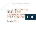 Rapport Racisme 2011 CNCDH