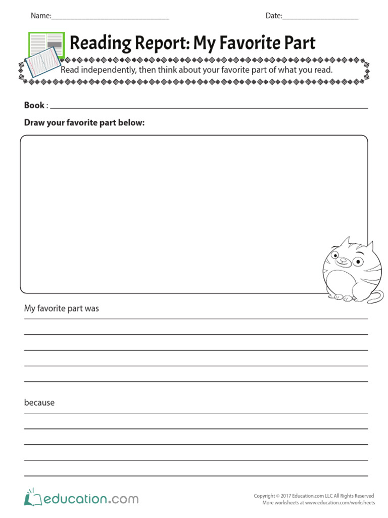 Reading Report My Favorite Part | PDF