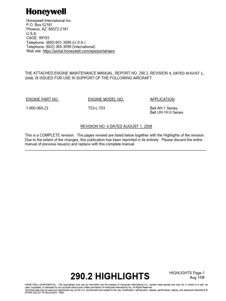MM T53L 703 - Motor 290.2 Rev 4 Ago-08 - TRs Incorporated | PDF ...
