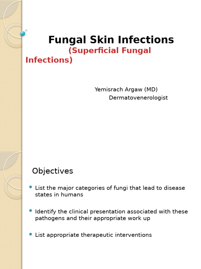 Superficial Fungal Infections | PDF | Candidiasis | Medical Specialties