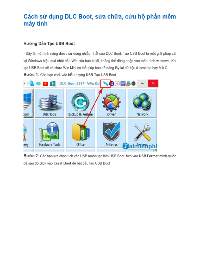 Cách Sử Dụng DLC Boot | PDF
