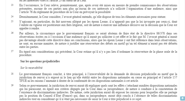Recevabilité de la demande préjudicielle | PDF | Justice | Crime et ...
