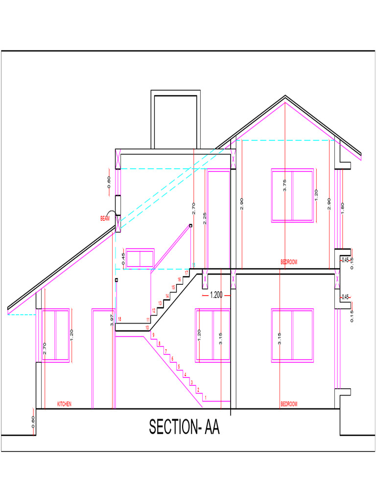 Room Dimensions and Beam Details | PDF