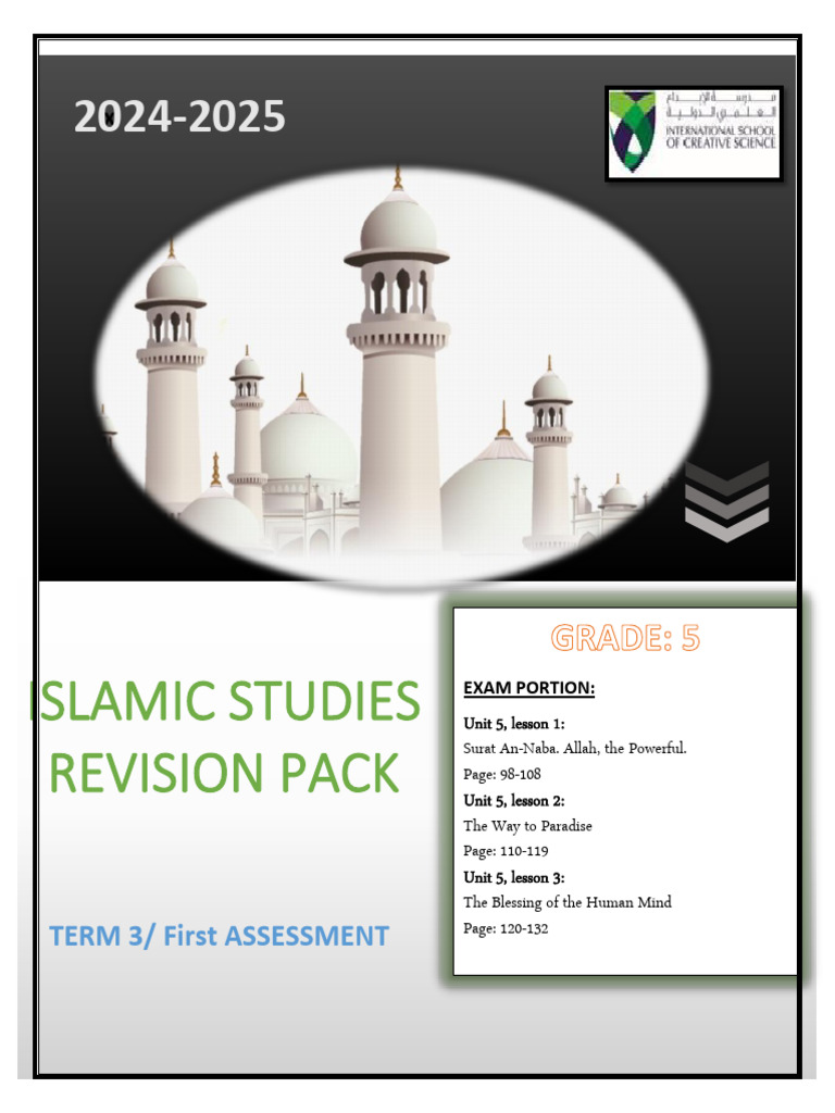 Islamic Studies Revision for Grade 5 | PDF | Hadith | Abrahamic Religions