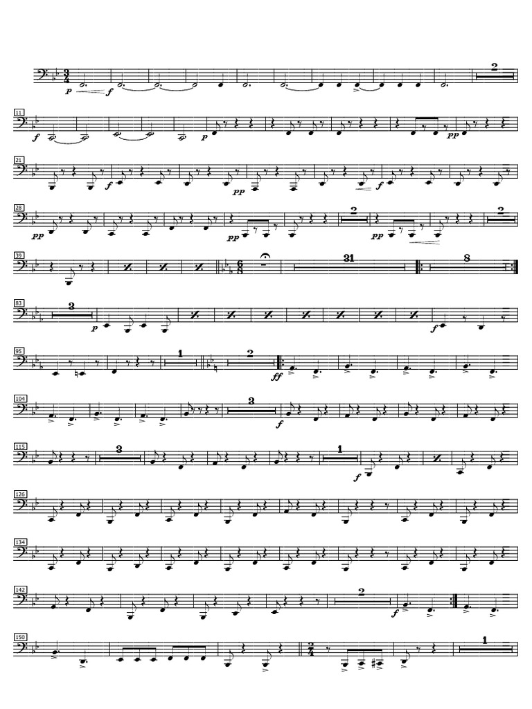 Partition musicale pour ensemble 34 | PDF