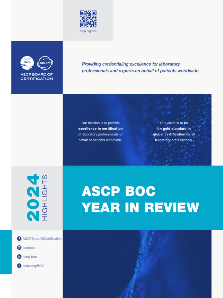 ASCP BOC 2024 Year in Review | PDF | Medicine