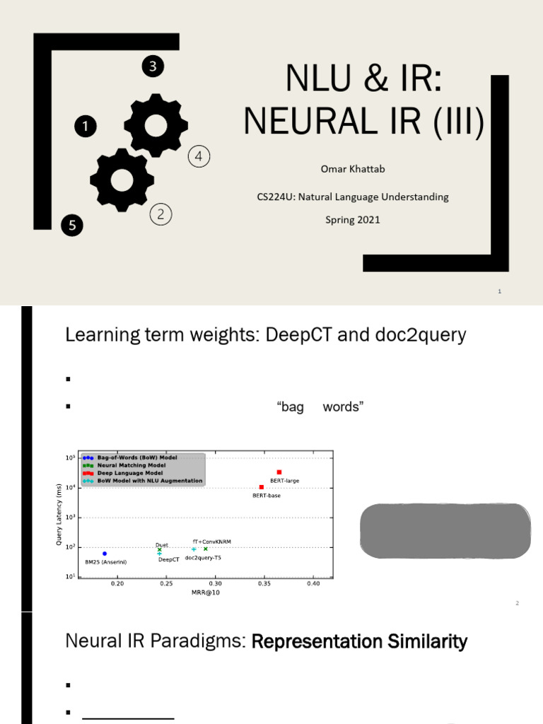 ColBERT: Efficient Passage Search via BERT | PDF | Information ...