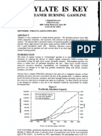 Alkylate Is Key For Clean Burning Gasoline