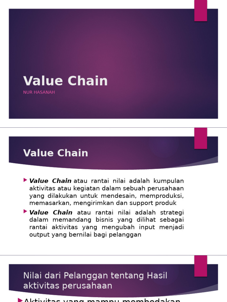 Value Chain | PDF
