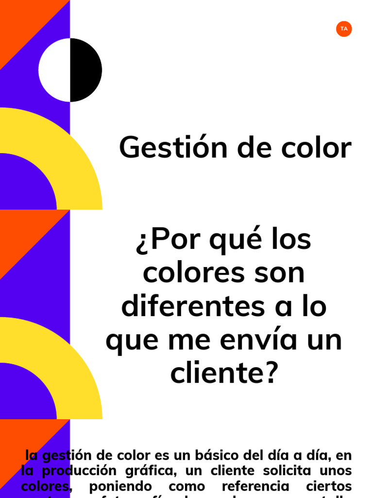 Gestión de Color en Impresión Gráfica | PDF | Color | Impresión