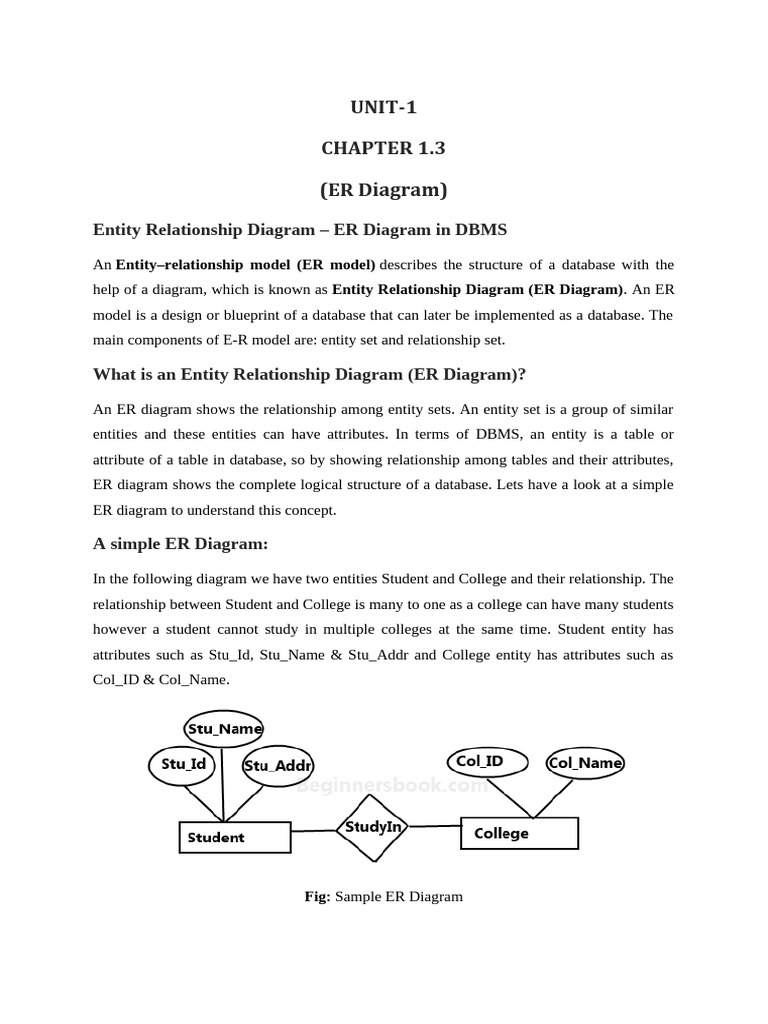 ER Diagram Overview and Hierarchy | PDF | Databases | Hierarchy