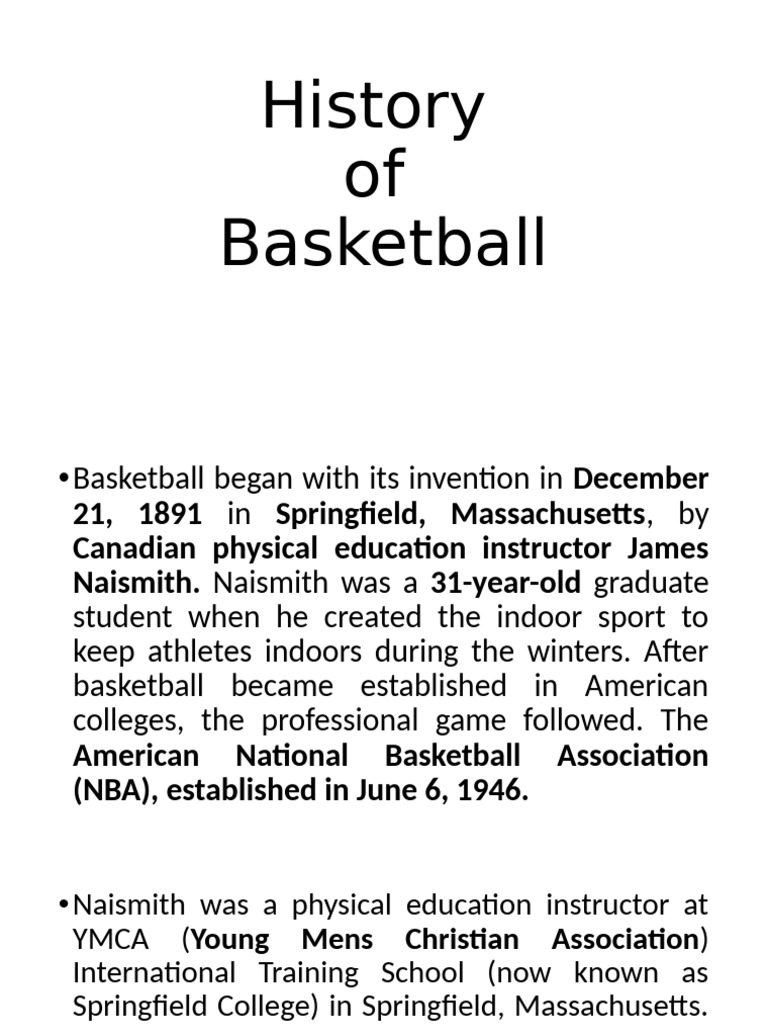 History and Rules of Basketball | PDF | Referee | Sports